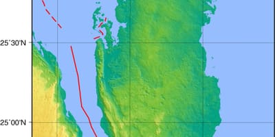 Zemljevid katar geografija